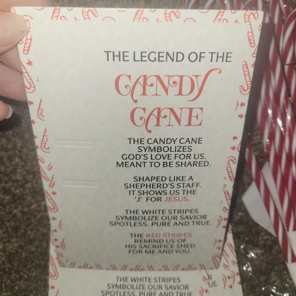 🐣 Candy Cane Pen Party Favor Set - Red and White